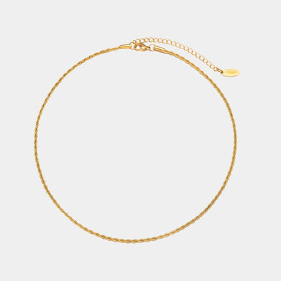 Collier chaîne torsadée “Calvi”