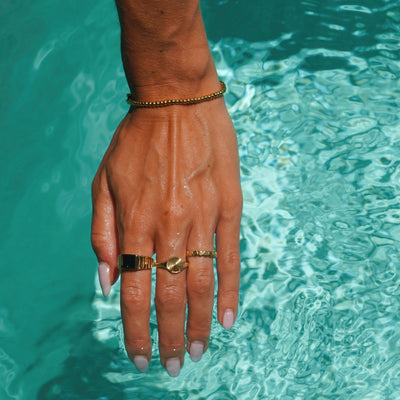 Bague Perlée