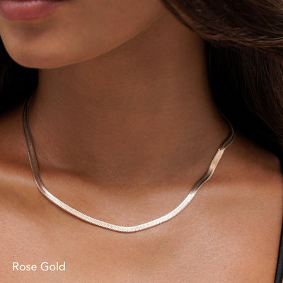 Ras-du-cou “Kauai” en maille chevron