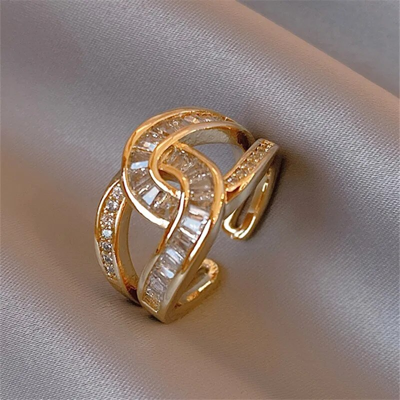 Unity - Bague Élégante Ajustable Knuten