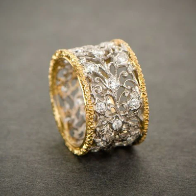Mika - Bague Ekblad en Zirconium Vintage
