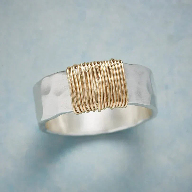 Kaia – Bague Fils Dorés