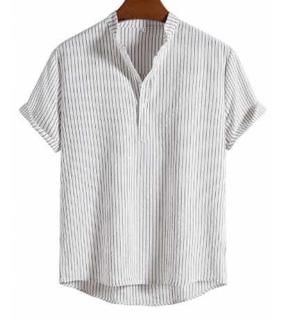 Hieronymus - Chemise Rayée Pour Hommes - Décontractée - Respirante - Hommes