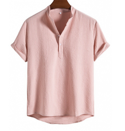 Hieronymus - Chemise Rayée Pour Hommes - Décontractée - Respirante - Hommes
