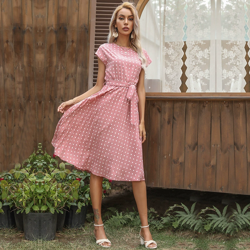 Shania | Robe polka dot élégante