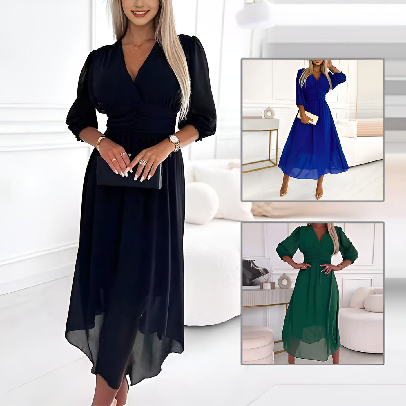 Chiara™ - Robe d'été élégante en mousseline de soie ultra-légère