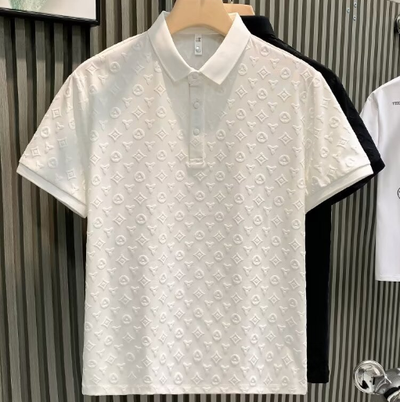 Jago - Polo en Jacquard pour Hommes - Élégance Décontractée - Polo pour Hommes