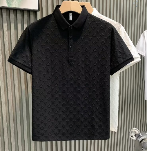 Jago - Polo en Jacquard pour Hommes - Élégance Décontractée - Polo pour Hommes