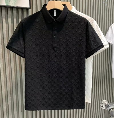 Jago - Polo en Jacquard pour Hommes - Élégance Décontractée - Polo pour Hommes