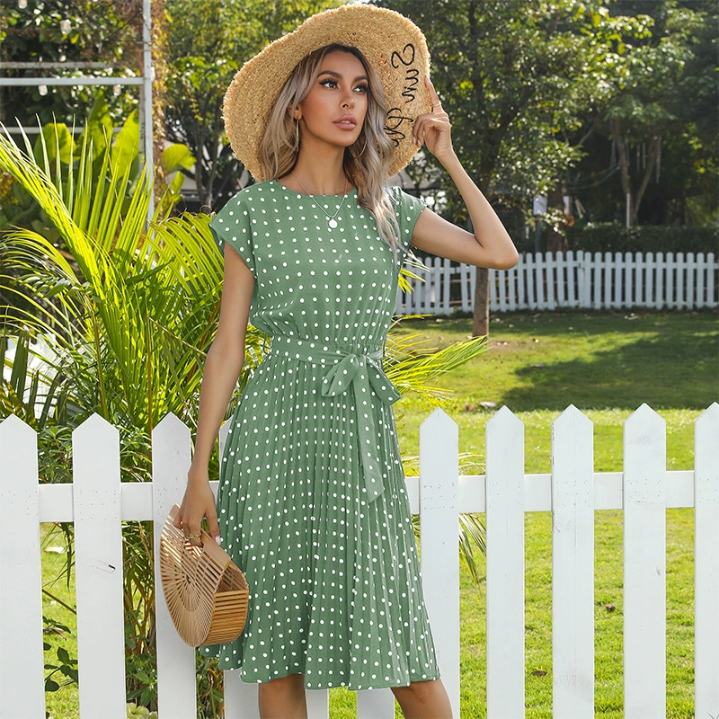 Shania | Robe polka dot élégante
