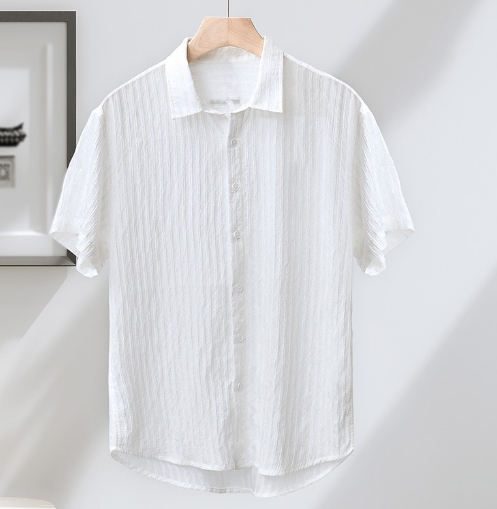 Finnian - Chemise Rayée - Élégant Décontracté - Hommes