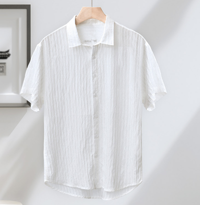 Finnian - Chemise Rayée - Élégant Décontracté - Hommes