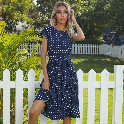 Shania | Robe polka dot élégante