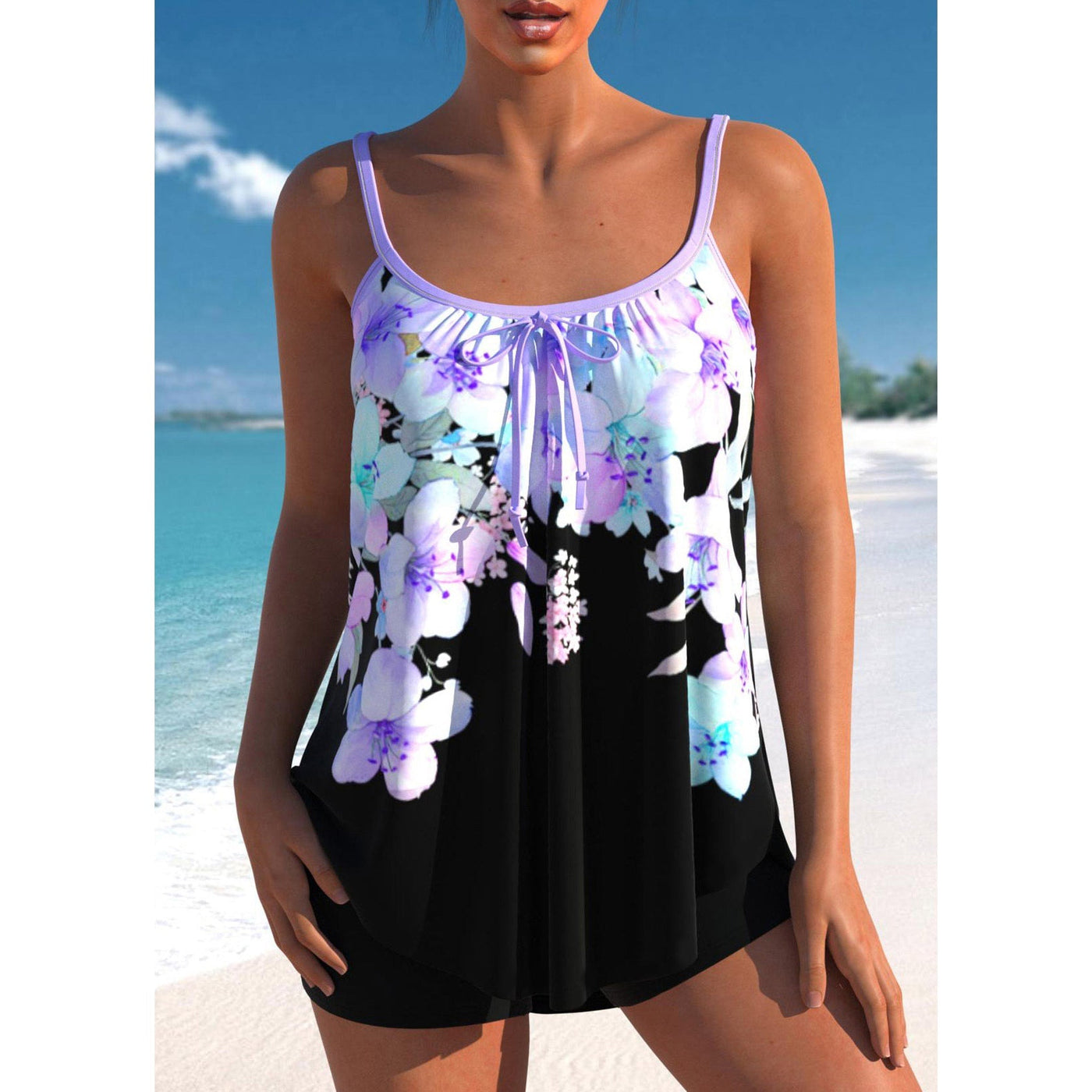 Mireille - Maillot De Bain À Pois Avec Design Classique
