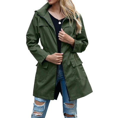 Julie – Manteau De Pluie Automnal Avec Détails Stylés
