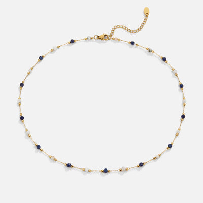 Collier en Pierre Luna Midnatt