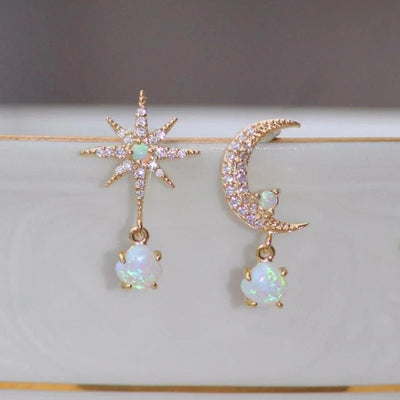 Boucles d'oreilles en perles de classe étoile