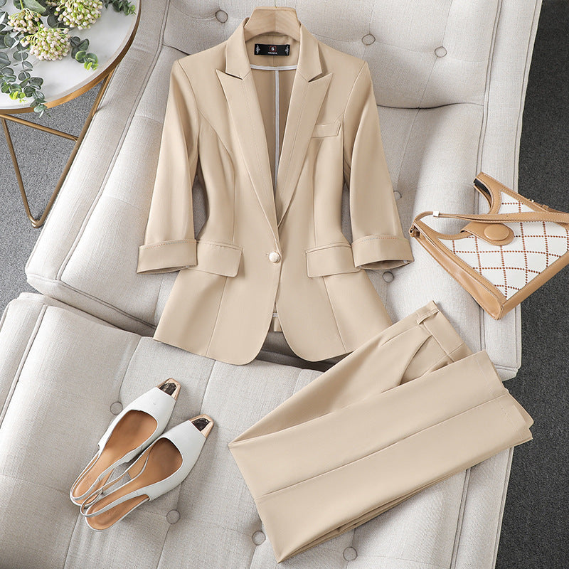 Isabelle - Ensemble Blazer Et Pantalon Chic