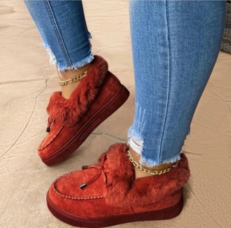 Finn – Chaussons Chauds Avec Fourrure Pour L'Hiver