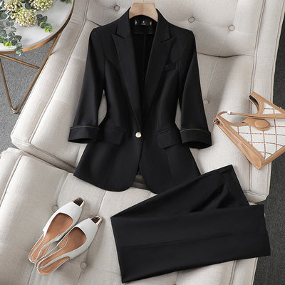 Isabelle - Ensemble Blazer Et Pantalon Chic