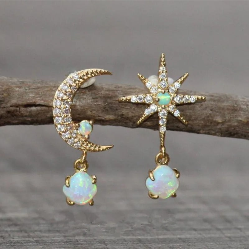 Boucles d'oreilles en perles de classe étoile