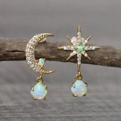 Boucles d'oreilles en perles de classe étoile
