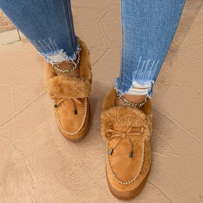 Finn – Chaussons Chauds Avec Fourrure Pour L'Hiver