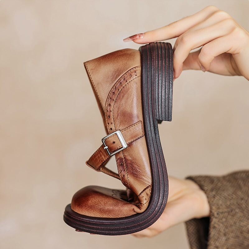 VELDA | MARY JANES ÉLÉGANTES EN CUIR