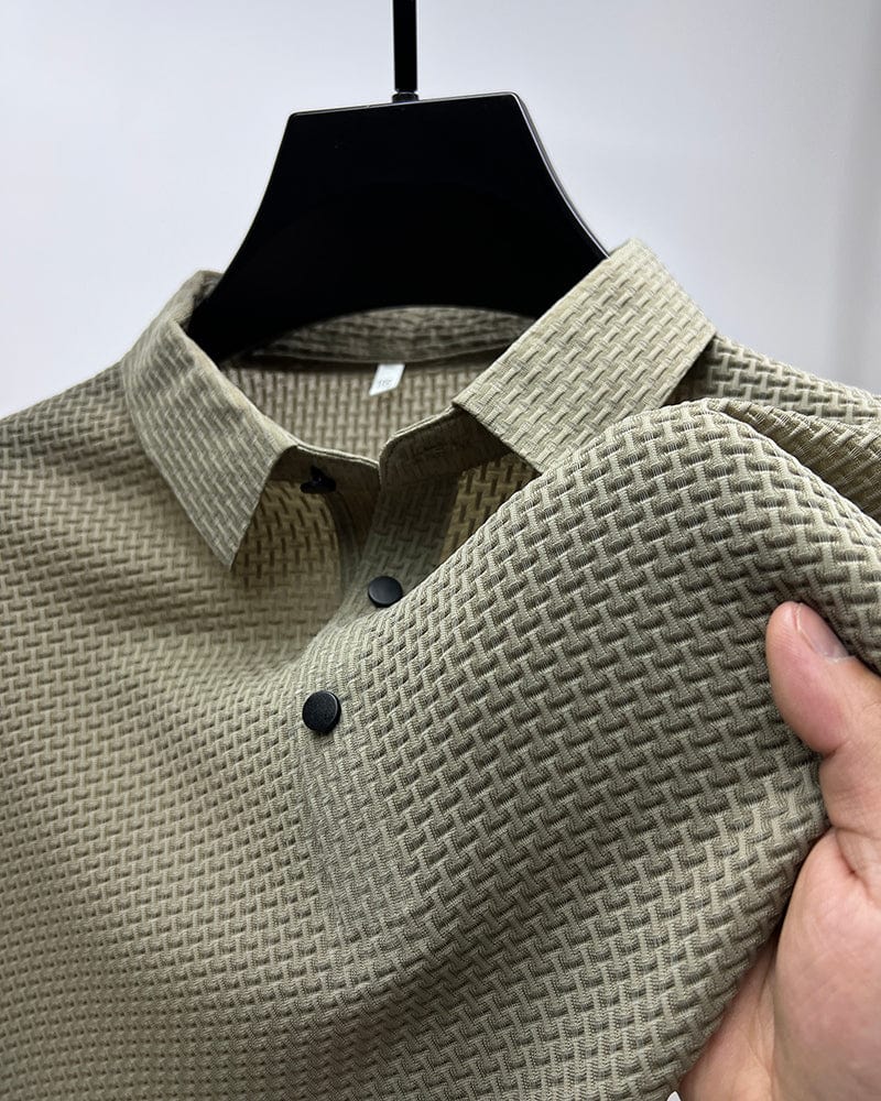Polo Structuré Moderne pour Homme | Manches Longues