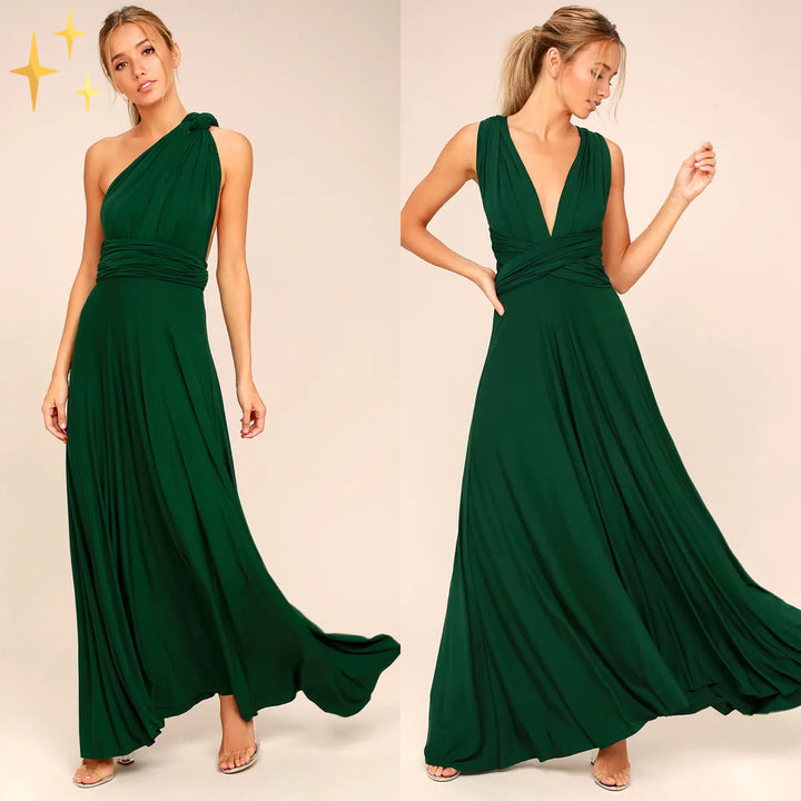 Coralie - Robe Portefeuille À Col En V Et Coupe Élégante
