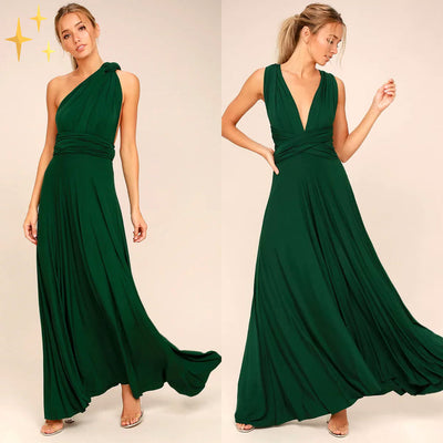 Coralie - Robe Portefeuille À Col En V Et Coupe Élégante