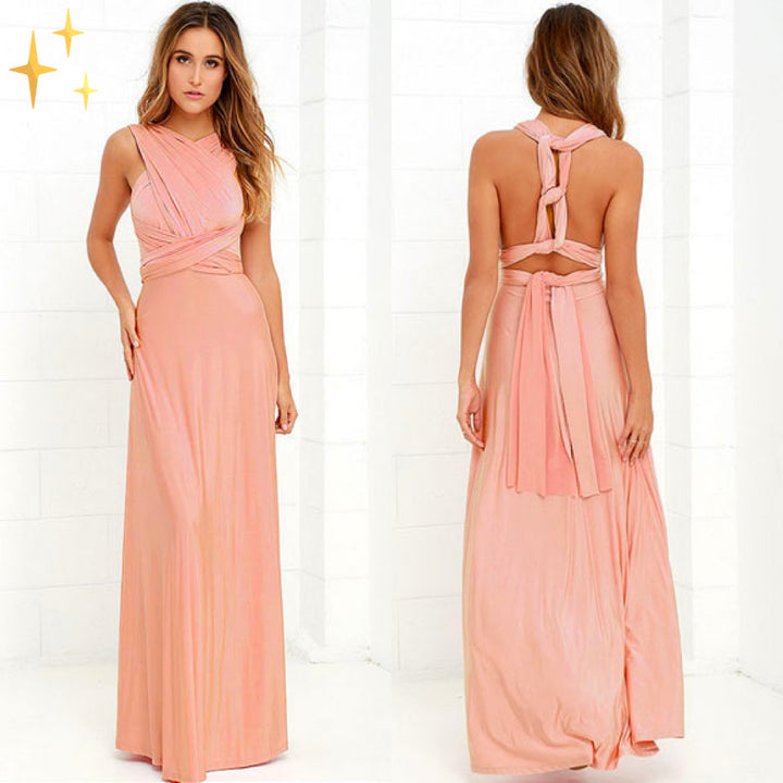Coralie - Robe Portefeuille À Col En V Et Coupe Élégante