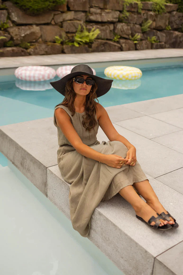 Sarah™ | La robe d'été en khaki élégant