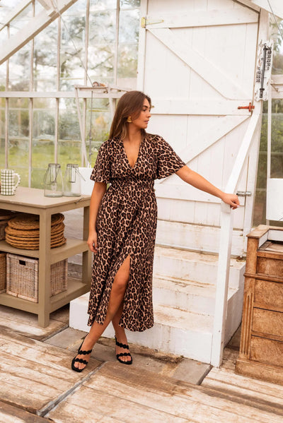 STELLA™ | LA ROBE MAXI EN LEOPARD