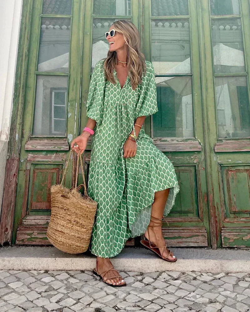 Sandy - Une robe maxi confortable et tendance