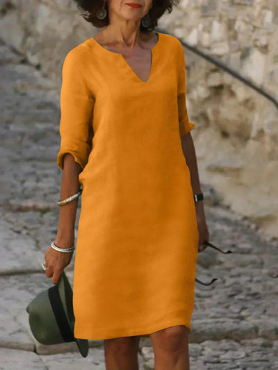 Beatrice™ - Robe Beatrice élégante avec décolleté en V surélevé