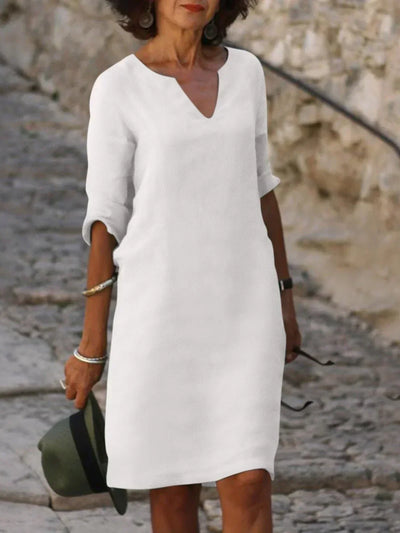 Beatrice™ - Robe Beatrice élégante avec décolleté en V surélevé