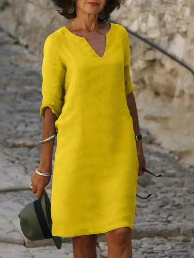Beatrice™ - Robe Beatrice élégante avec décolleté en V surélevé