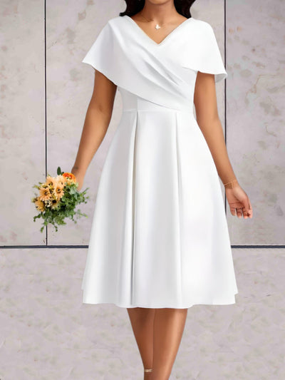 Lysa - Petite Robe Blanche - Minimaliste Et Élégante - Blanc - Femme