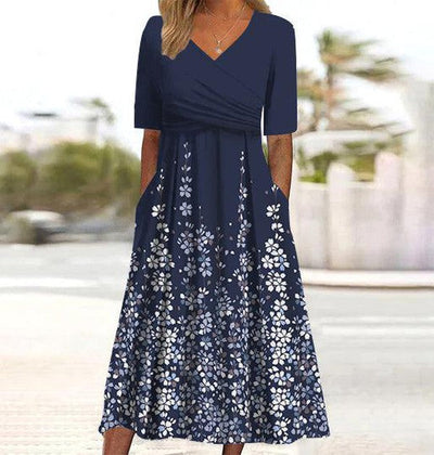 Susannah | Robe maxi élégante avec détail floral