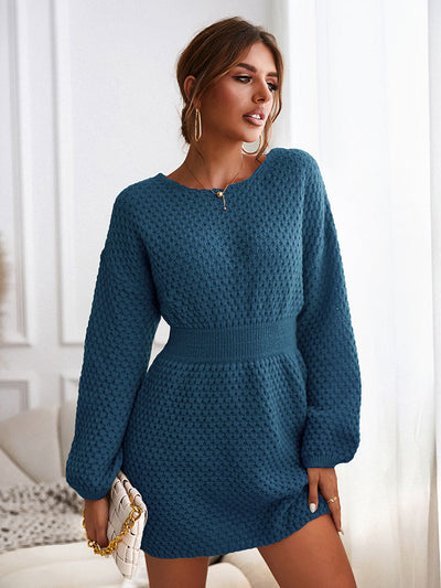 Joleana - Robe Mini Tricotée - Confortable et Élégante - Femme