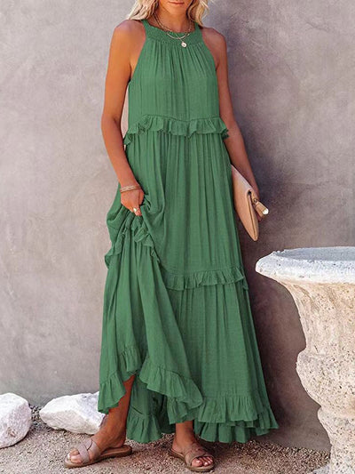 Clarisse – Robe Longue Féminine Avec Une Silhouette Élégante