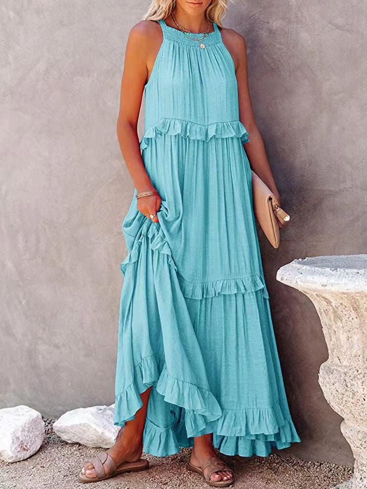Clarisse – Robe Longue Féminine Avec Une Silhouette Élégante