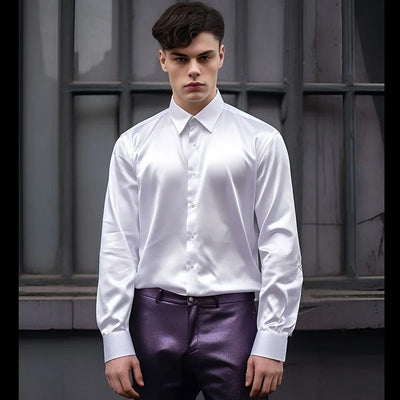 Rolf - Chemise en satin - Luxe - Hommes