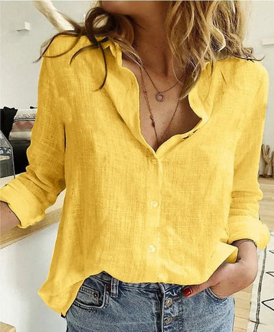Oriana - Blouse Avec Manches Bouffantes Et Look Tendance