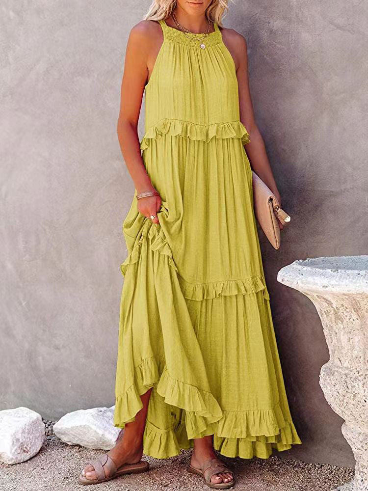 Clarisse – Robe Longue Féminine Avec Une Silhouette Élégante