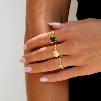 Bague Perlée