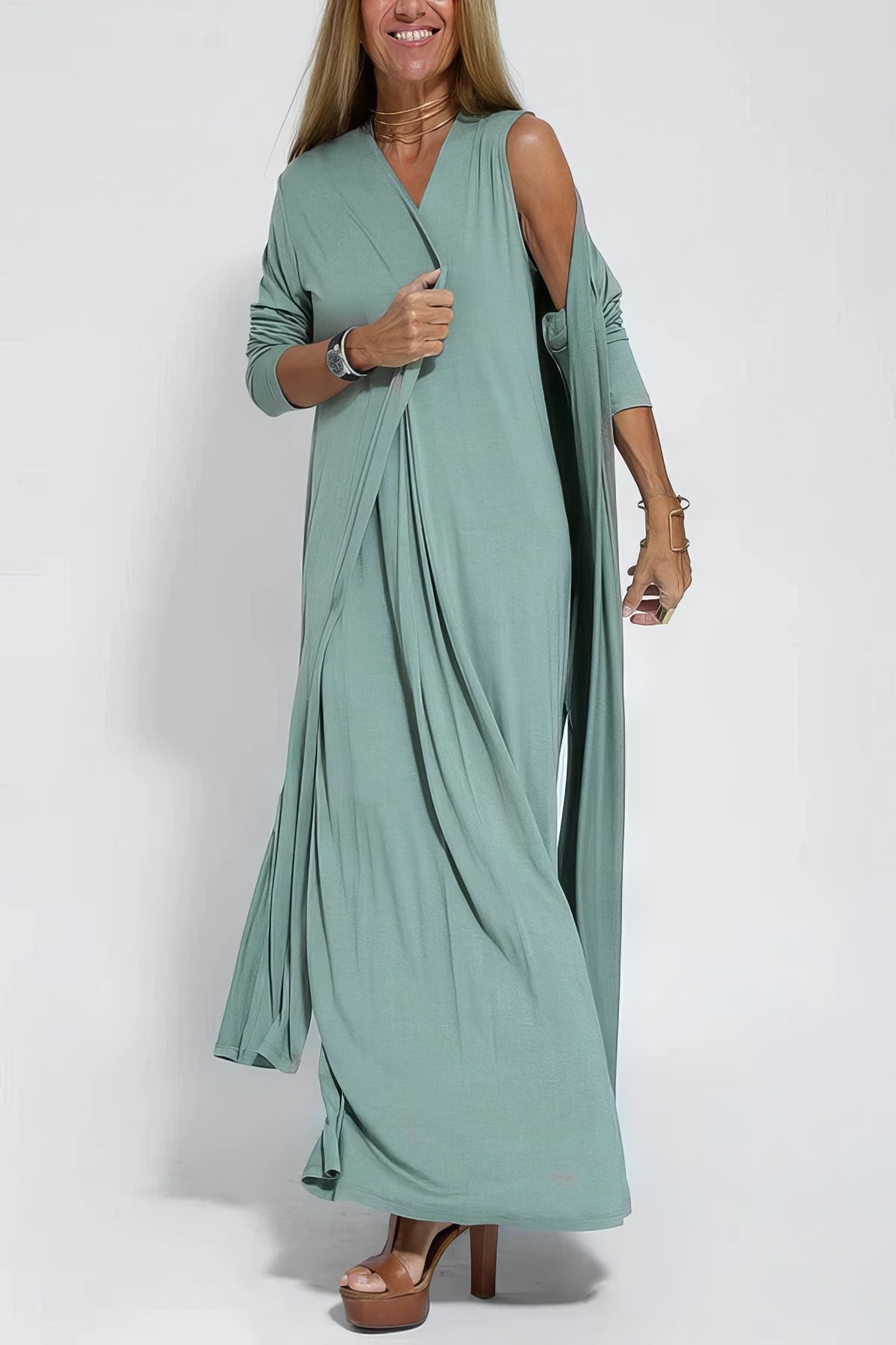 ELISE – Robe Maxi Élégante